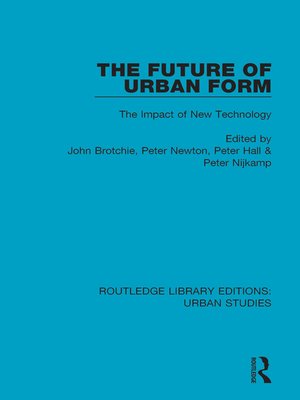 cover image of The Future of Urban Form